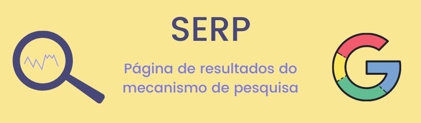 SERP página de resultados do mecanismo de pesquisa