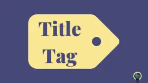 Ilustração de tag com Title Tag o que é e como criaar titles otimizadas para SEO!