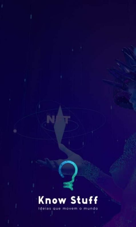 Fundo de NFts com logo da Know Stuff